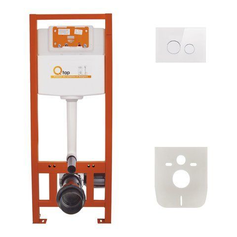 Комплект 4в1: Инсталляция для унитаза QTAP NEST ST (QT0133M425V1164GW)