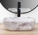 Раковина REA BELINDA MINI STONE MATT 25х36 / серая (REA-U3321)