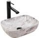 Раковина REA BELINDA MINI STONE MATT 25х36 / серая (REA-U3321)