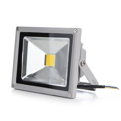 Прожектор уличный LED вологозахищений IP65 HL-15/20W COB сірий
