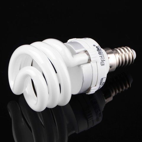 Лампа енергозберігаюча PL-SP 12W/827 E14 MIKRO 220V