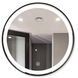 Зеркало DUSEL LED DE-M2071D 80х80 BLACK / сенсорне включення / підігрів (DUSEL-527)