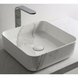 Раковина CIELO SHUI COMFORT 40х40 / білий мармур (SHCOLAQ40-CS)