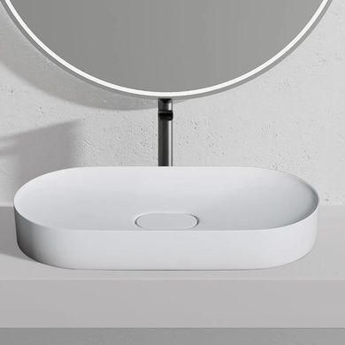 Раковина из искусственного камня REA IRIS 35.5х70 / белая (REA-U4305)