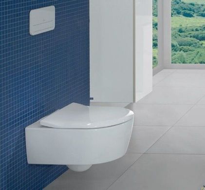 Підвісний унітаз VILLEROY & BOCH AVENTO + сидіння SOFT CLOSE (5656RSR1)