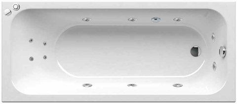 Ванна акрилова гідромасажна RAVAK CHROME 160х70 RELAX PRO (GMSR1700)