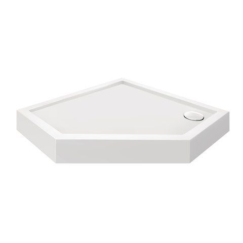 Душовий піддон QTAP DIAMOND 301112 100X100X12 см + сифон