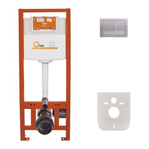 Комплект 4в1: Инсталляция для унитаза QTAP NEST ST (QT0133M425M06029SAT)