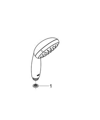 Ручной душ GROHE QUICKFIX VITALIO GO 100 (26542000)