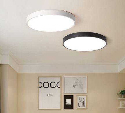 Светильник светодиодный настенно-потолочный накладной WBL-18/23W WW BK