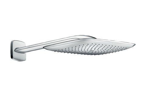 HANSGROHE Верхній душ PURA VIDA 400 ECOSMART з тримачем хромований (26602000)