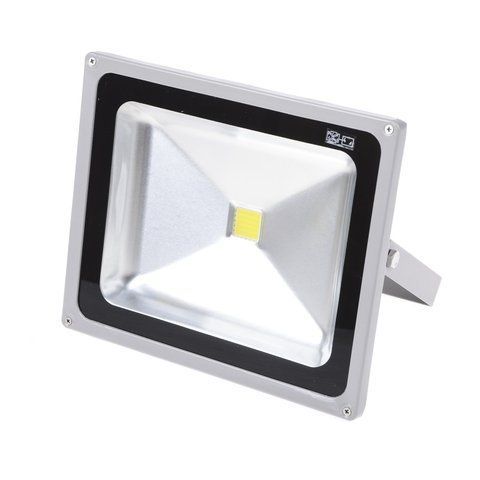 Прожектор вуличний LED вологозахищений IP65 HL-08/50W CW COB сірий