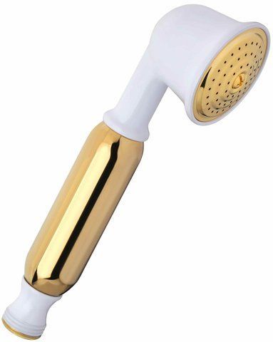 Ручной душ EMMEVI TIFFANY / белый / золото (C02403 BO)