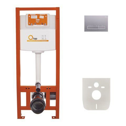 Комплект 4в1: Инсталляция для унитаза QTAP NEST ST (QT0133M425M08382SAT)