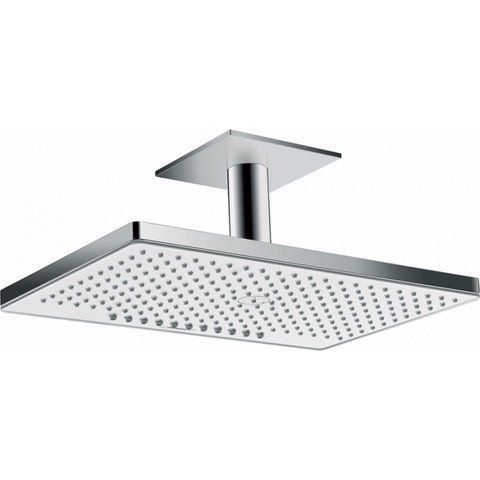 HANSGROHE Верхній душ RAINMAKER SELECT 460 2JET ECOSMART з тримачем до стелі WHITE/CHROME (24014400)