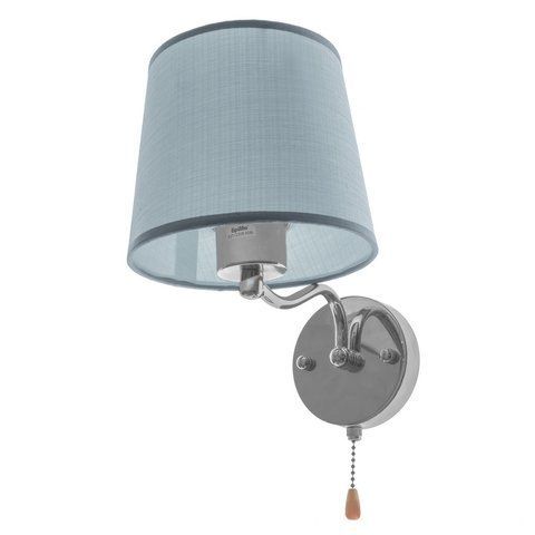 Бра настенное накладная классическое с абажуром BKL-650W/1 E27 CH