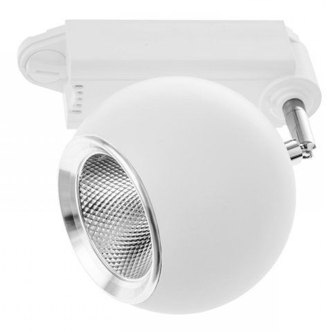 Світильник трековий поворотний LED KW-210/12W NW WH COB