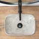 Раковина REA CAMELIA LIGHT STONE GREY 25х36 / серая (REA-U0362)