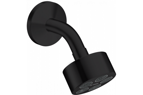 Верхній душ AXOR ONE 75 1JET ECOSMART зі стіновим кронштейном MATT BLACK (48490670)