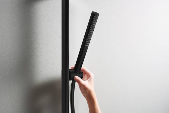 Ручний душ HANSGROHE PULSIFY S ECOSMART / чорний / матовий (24126670)