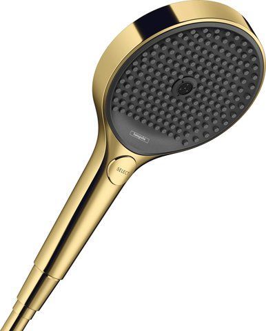 HANSGROHE Ручной душ RAINFINITY 130 3JET ECOSMART POLISHED GOLD OPTIC (26865990)
