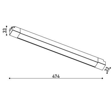 Світильник трековий однофазний KLOODI KD-LINE TR474 PC 30W 4K WH (KD-LINE TR474 PC 30W 4K WH)