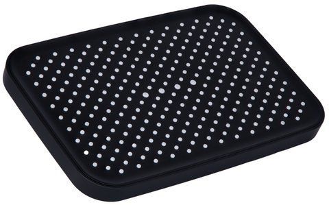 Лійка для верхнього душу QTAP HLAVOVA 300х200 BLACK MATT (QTHLA107BLM45783)