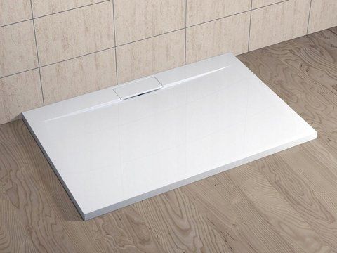 Душевой поддон RADAWAY GIAROS D с искусственного мрамора, прямоугольный низкий 1100X900 мм H40 белый MKGD1190-03, 110x90