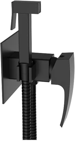Смеситель для гигиенического душа KOER KB-23007-05 / черный (KR3469)