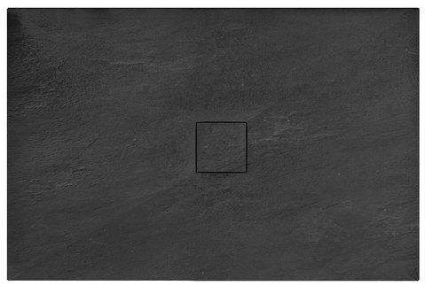 Душевой поддон REA BLACK STONE 80х100 (REA-K9756)