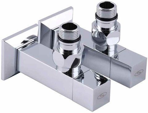 Кран кутовий NAVIN SOLOMON CUBE CHROM 1/2"х1/2" 2шт (25-073429-1207)
