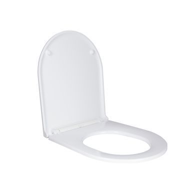 Сидіння для унітаза QTAP ROBIN, ARIES / мікроліфт SLIM (QT99HY2411W)