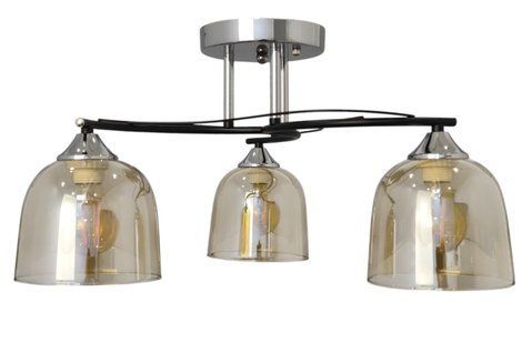 Классическая люстра LK-726S/3 E27 BK+CH