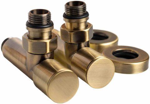 Кран кутовий для рушникосушки NAVIN RAFTEC 1/2 "х1/2" / бронза 2шт (25-530430-4012)