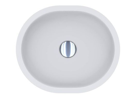 Раковина зі штучного каменю MIRAGGIO MARK 42.5х36 / біла (0002684)