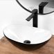 Раковина REA ROYAL MINI 30.5х48 / черная / белая (REA-U0538)