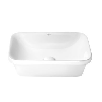 Раковина QTAP SCORPIO 38х50.5 / донный клапан (QT1411K490W)