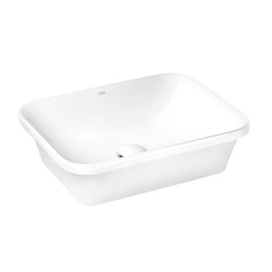 Раковина QTAP SCORPIO 38х50.5 / донный клапан (QT1411K490W)