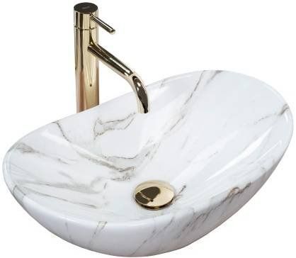 Раковина REA ROYAL SHINY AIAX 30.5х48 / белая (REA-U5063)
