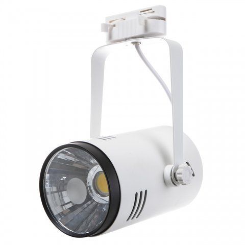Светильник трековый поворотный LED 413/30W WW WH/BK COB