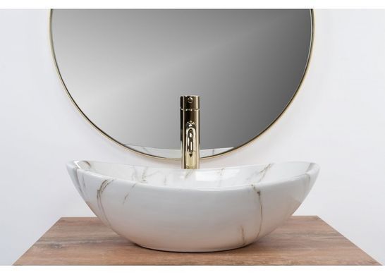 Раковина REA ROYAL SHINY AIAX 30.5х48 / белая (REA-U5063)