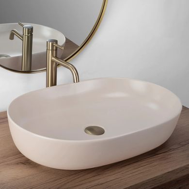 Раковина REA CLEO BEIGE MATT 41х60.5 / бежевая (REA-U9655)