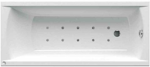 Ванна акрилова гідромасажна RAVAK CLASSIC 120х70 RELAX BASE (GMSR1436)