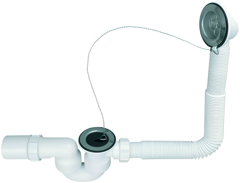 Сифон для ванны MCALPINE HC30-EX 1 1/2"х40/50мм (А0047310)