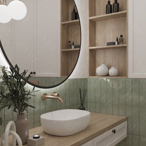 Раковина VBI MODENA S 34х47.5 WHITE (VBI-012001)