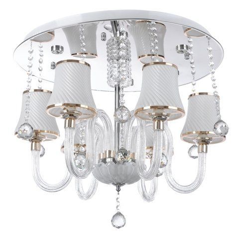 Люстра стельова з підсвічуванням LED E14 40W WH (BCL-496S/6)