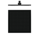 Верхний душ GRB SHOWERHEADS 250 х 250 мм 05020031 (чёрный матовый)