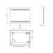 Зеркало QTAP MIDEYA NEW 600х800 с LED-подсветкой, REVERSE QT2078142270100W, 600х800