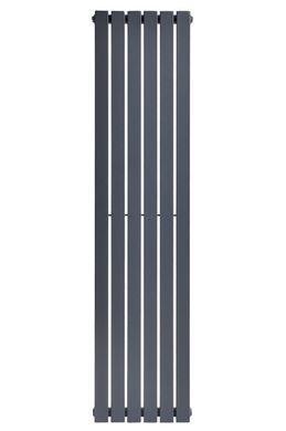 Вертикальный дизайнерский радиатор отопления ARTTIDESIGN TERNI 6/1500/354 серый матовый