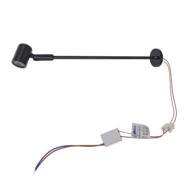 Подсветка светодиодная настенная накладная AL-542/1W NW LED BK
